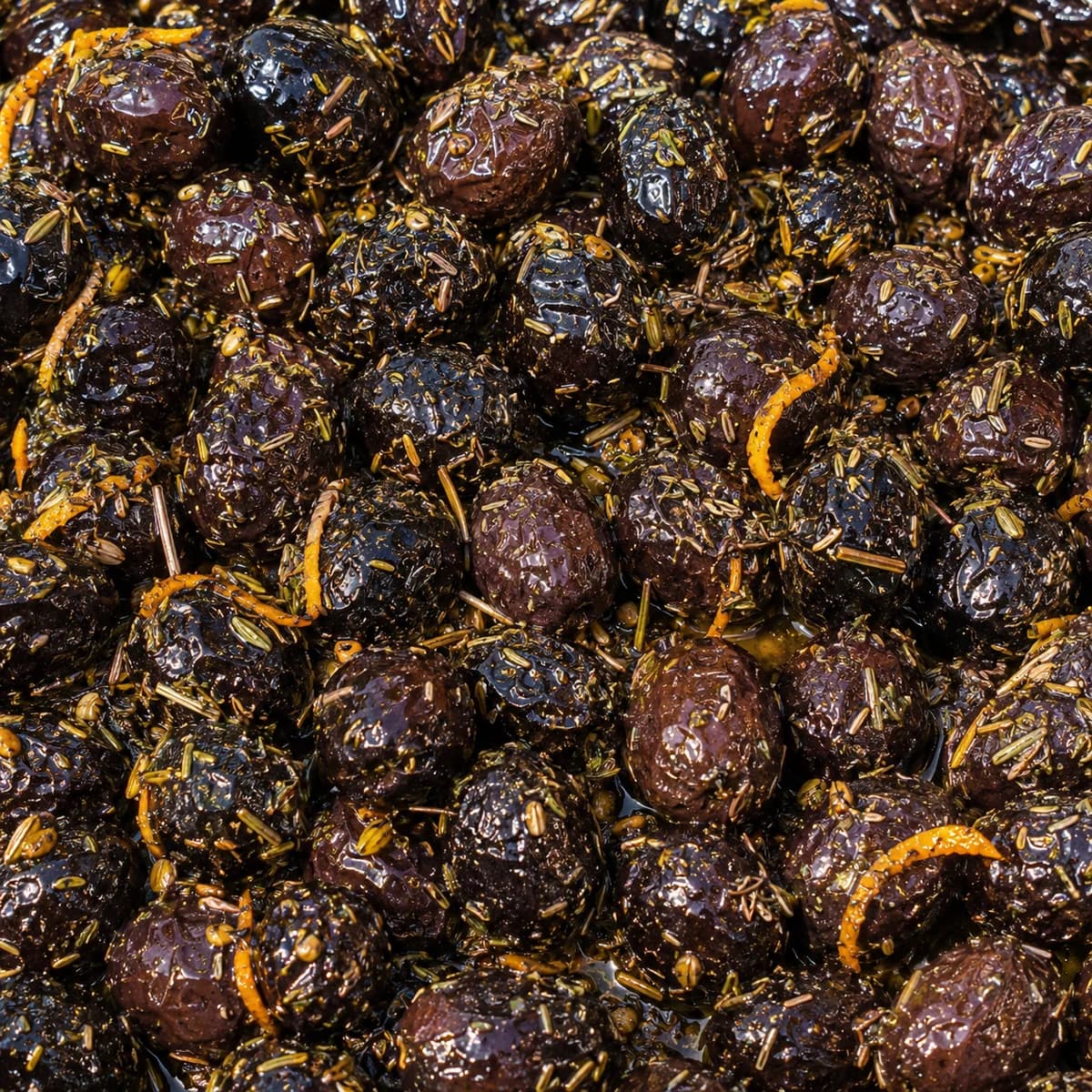 Olives noires à la provençale