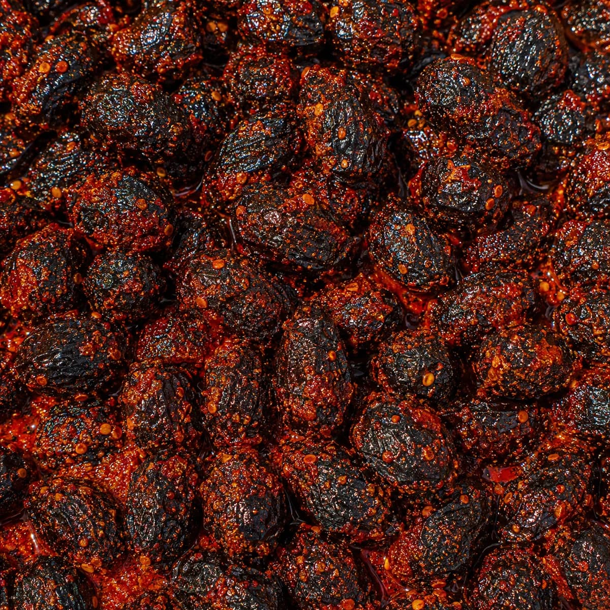 Olives pimentées à l’orientale