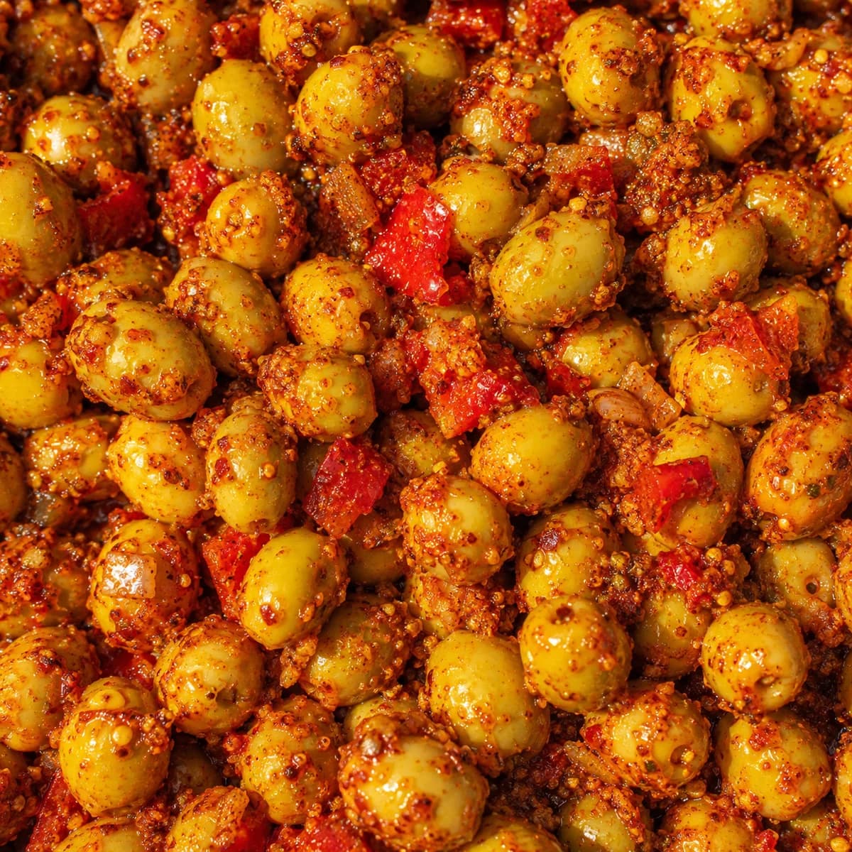 Olives pimentées à la tunisienne